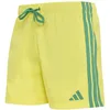 Image de adidas Herren 3 Stripes Swim Shorts 5 inch, Bright Yellow/Bold Green, XL