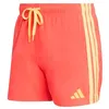 Image de adidas Herren 3 Stripes Swim Shorts 5 inch, Lucid Red, XXL