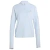 Image de adidas Damen ADI365 Running Iconic Half Zip, Crystal Sky, XS