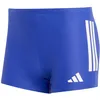 Image de adidas Homme 3 Stripes Swim Boxers Swimwear, Semi Lucid Blue/White, 32