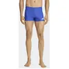 Image de Maillot boxer de bain natation Homme - Adidas 3 bandes BLEU BLANC