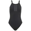 Image de adidas Damen 3-Stripes High Neck 2-Way Straps PEACHSOFT Swimsuit, Black, 36