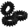 Image de vhbw 3x Roue crantée compatible avec Briggs & Stratton 396306 démarreur, starter électrique pour Tondeuse à gazon - 4 cm rouage, 16 dents