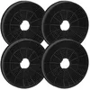 Image de vhbw 4x Filtres à charbon actif compatible avec Silverline Zenith ZEW 600, Zenith ZEW 653 S, Unzi, Venus, Zena hotte aspirante - 16 cm