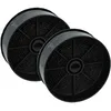 Image de vhbw 2x Filtres à charbon actif compatible avec Airlux HGD550, HGD550SI, HGD55SI, HGF524, HGF524M, HGF525M, HDG55BK, HGD55 hotte aspirante - 12,4 cm