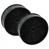Image de vhbw 2x Filtres à charbon actif compatible avec Progress 94202206400 hotte aspirante - 12,4 cm
