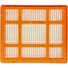 Image de vhbw filtre compatible avec Tornado TOT3520 aspirateur - filtre HEPA orange/blanc