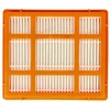 Image de vhbw filtre remplacement pour AEG AEF 139 pour aspirateur - filtre HEPA orange/blanc