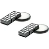 Image de vhbw Lot de 4 filtres compatible avec Rowenta Green Force Cyclonic Effitech RO7C66EA aspirateur - filtre pré-moteur, filtre EPA