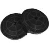 Image de vhbw 2x Filtres à charbon actif compatible avec Elica PRF0101142A, PRF0101142, PRF0101143, PRF0101142B, PRF0101143A hotte aspirante - 17,2 cm