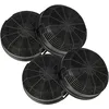 Image de vhbw 4x Filtres à charbon actif compatible avec Whirlpool 6841569, AKR 754, AKR 755, AKR 685, AKR 020, AKR 672, AKR 019 hotte aspirante - 15,3 cm