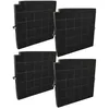 Image de vhbw 4x Filtres à charbon actif compatible avec Airforce F16 60 TSE 875265 TADINO, F16 80 TSE 875280 TADINO hotte aspirante - 26,5 x 25,8 x 1,8 cm