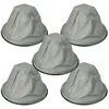 Image de vhbw 5x Filtres à sac remplacement pour 5900779934771 pour aspirateur de cheminée, aspirateur à cendres - Filtre de rechange, lavable noir/gris