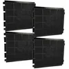 Image de vhbw 4x Filtres à charbon actif compatible avec Airforce CONCRETE 875300