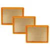 Image de vhbw Set de 3x filtres d'aspirateur compatible avec Würth Master ISS 54 HO aspirateur - Filtre principal, filtre plissé plat