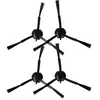 Image de vhbw 4x Brosse latérale compatible avec Xiaomi S20+, S20 robot aspirateur - Lot de brosses, noir