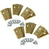 Image de vhbw 18x Lames compatible avec Fuxtec FX-RB224, FX-RB218 tondeuse - Lames de rechange, or, acier (revêtement en titane)