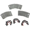Image de vhbw 30x Lames compatible avec Kress Mission KR113 tondeuse - Lames de rechange, argenté, acier inoxydable