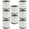 Image de vhbw 8x Filtre à air remplacement pour Xiaomi BHR5861GL, AFEP7TFM01 pour purificateur - multicouches préfiltre + HEPA + charbon actif