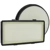Image de vhbw Lot de 2 filtres compatible avec Tefal TW7681EA/410, TW7673HA/410, TW7647EA/410, TW7621EA/410 aspirateur - filtre d'échappement, préfiltre