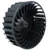 Image de vhbw Turbine de ventilation compatible avec Bauknecht TRKA580, TRKA4580, TRBig103A2Con, TKUNIQ93AGBW sèche-linge, séchoir - Hélice 17,8 cm noir