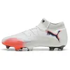 Image de PUMA Future 8 Ultimate FG Chaussures de sport Blanc/noir/rouge brillant Pointure 46