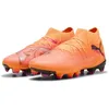 Image de PUMA Chaussures de Football Future 8 Pro FG/AG Femme 38.5, Heat Fire Black Ravish Orange Pink