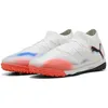 Image de PUMA Mixte Future 8 Pro Cage Chaussure de Football, Blanche, Noire, Rouge éclatante, 40 EU