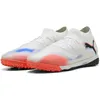 Image de PUMA Mixte Future 8 Pro Cage Chaussure de Football, Blanche, Noire, Rouge éclatante, 42.5 EU