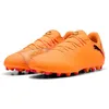 Image de Puma Future 8 Play MG Chaussures de Football Unisexes, Heat Fire Puma Black Ravish, 44.5 EU