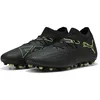 Image de PUMA Chaussure de Football Future 8 Match MG Unisexe 45, Black Fizzy Light Green Terrain Yellow