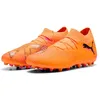 Image de PUMA Chaussures de Football Future 8 Match MG Unisexes, Heat Fire PUMA Black Ravish, 46 EU