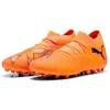 Image de PUMA Chaussures de Football Future 8 Match MG Unisexes, Heat Fire PUMA Black Ravish, 46.5 EU