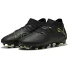 Image de PUMA Future 8 Pro FG/AG Jr Chaussures de Football Unisexes pour Enfant, Puma Noir pétillant Vert Clair Terrain, 35 EU