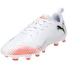 Image de Puma Future 8 Play FG/AG JR Chaussures de Football, Heat Fire Black-Ravish, 46 EU, Heat Fire Puma Black Ravish, 32.5 EU