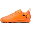 Image de Puma Future 8 Play TT JrSoccer Chaussures Unisexes pour Enfants, Orange et Noir., 35 EU