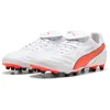Image de PUMA Chaussures de Football Unisexe King Liga FG/AG, Puma PUMA Rouge Blanche et Noire, 44 EU