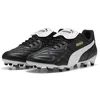 Image de PUMA Chaussures de Football King Top FG/AG Unisexe 41, Black White Gold