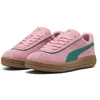Image de Puma Baskets Puma Club Klassika pour Femme, Pinkscape Wild Green Puma Gold, 37 EU