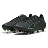 Image de Puma Mixte Ultra 6 Ultimate FG Lig Chaussures, Black-Fizzy Terrain Vert Clair, 44 EU