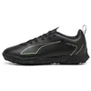 Image de Puma Chaussures de Football Ultra 6 Play TT Jr Unisexes pour Enfants, Puma Noir pétillant Vert Clair Terrain, 34 EU