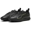 Image de Puma Chaussures de Football Ultra 6 Play TT Jr Unisexes pour Enfants, Puma Noir pétillant Vert Clair Terrain, 35 EU
