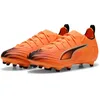 Image de PUMA Chaussures de Football Ultra 6 Pro FG/AG Enfant et Adolescent 32, Heat Fire Black Glowing Red Orange