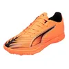 Image de PUMA Chaussures de Football Ultra 6 Play TT Unisexes, Heat Fire PUMA Noir/Rouge Brillant, 42.5 EU