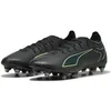 Image de PUMA Chaussure de Football Ultra 6 Match MxSG Unisexe 41, Black Fizzy Light Green Terrain Yellow
