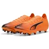 Image de PUMA Chaussures de Football Ultra 6 Match FG/AG Unisexes, Heat Fire PUMA Noir/Rouge Brillant, 46.5 EU