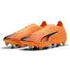 Image de PUMA Chaussure de Football Ultra 6 Match MxSG Unisexe 40, Heat Fire Black Glowing Red Orange