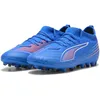 Image de PUMA Chaussures de Football Ultra 6 Match MG Enfant et Adolescent 29, Ultra Blue White Glowing Red