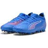 Image de PUMA 6 Match MG JR Chaussures de Football, Ultra Bleu, Blanc, Rouge Brillant, Pointure 45, PUMA Ultra Bleue, Blanche et Rouge, 33 EU