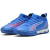 Image de PUMA Chaussure de Football mi-Hautes Ultra 6 Match TT Enfant et Adolescent 35.5, Ultra Blue White Glowing Red